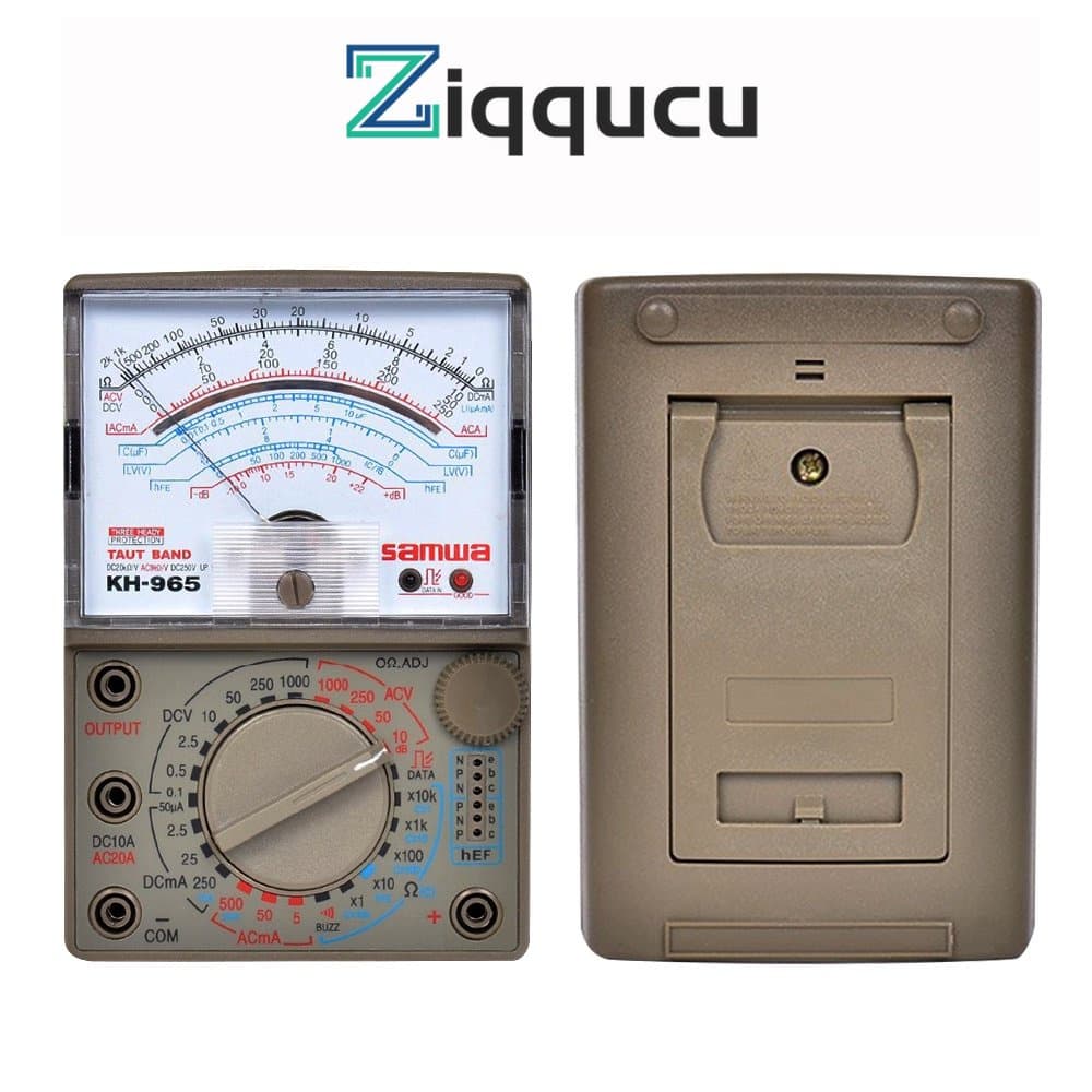 ZIQQUCU KH-965 Multímetro Ponteiro Precisa De Instrumento Usado Para Medir Energia DC Uma Direção E Tensão AC