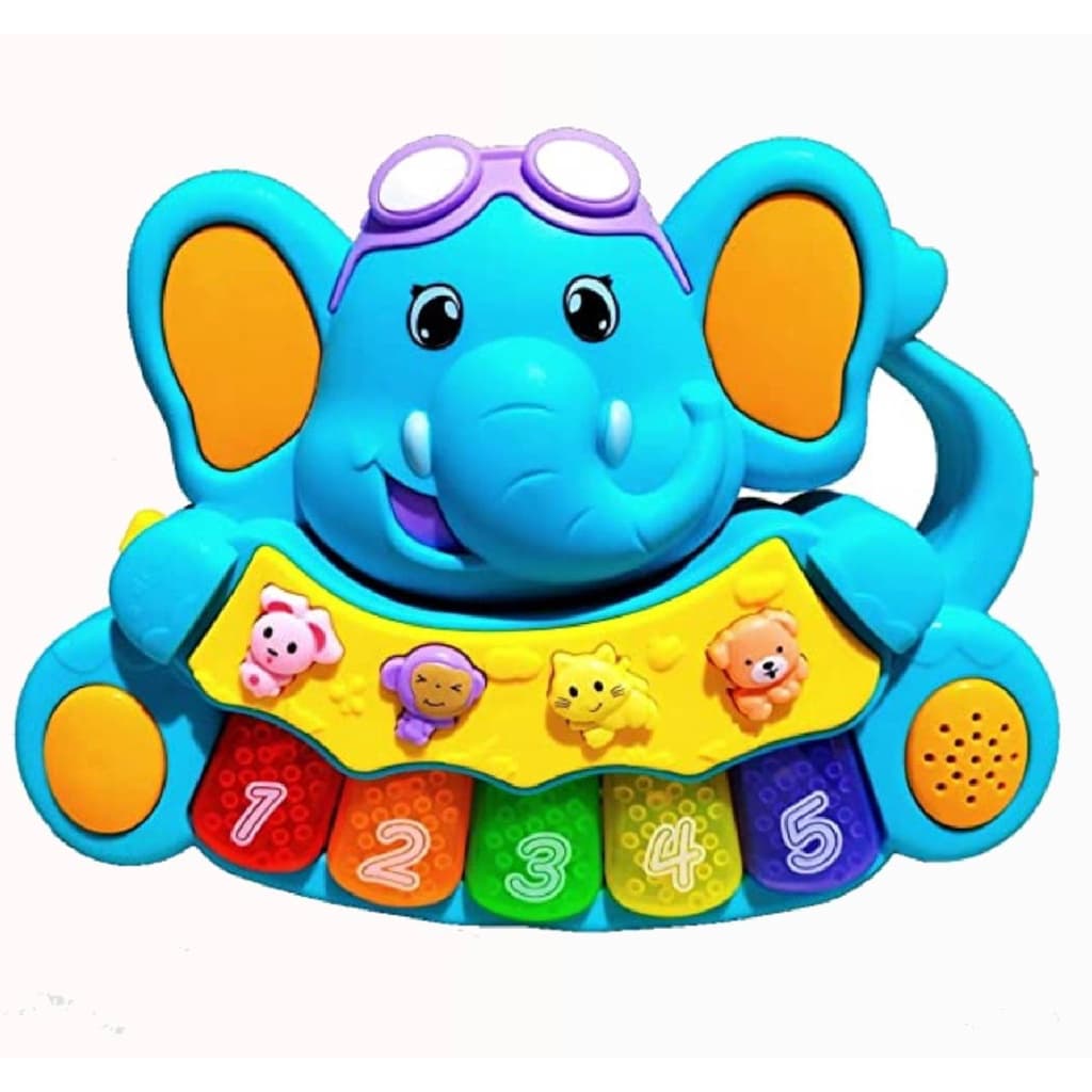 Teclado Musical Luz e Som Pianinho Divertido para Bebês