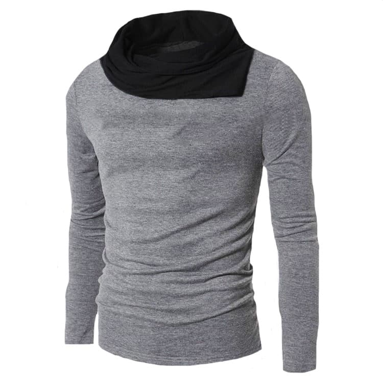 Blusa Masculina Meia Estação Manga Comprida de Malha Suéter