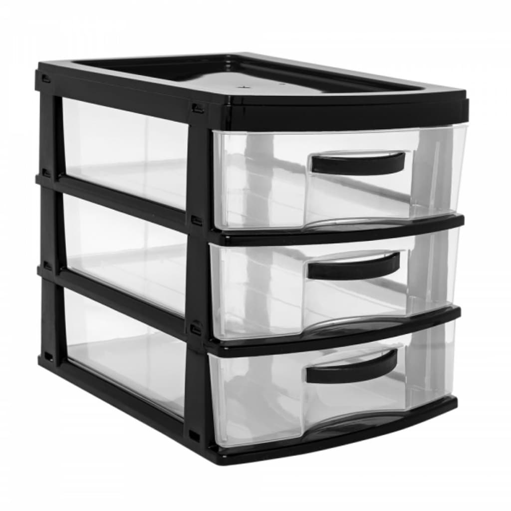 Gaveteiro Organizador Multiuso Plástico 3 Gavetas Jaguar