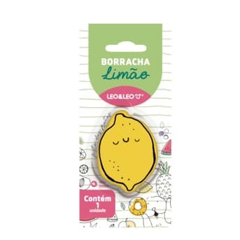 BORRACHA FOOD  LIMÃO 1 UND BLISTER LEO E LEO