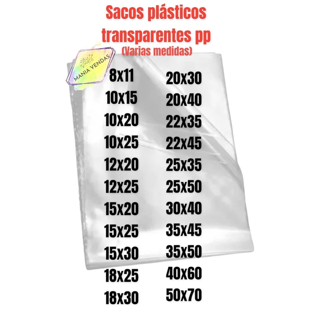 500 GRAMAS DE SACO PLÁSTICO ESPESSURA 0,06 TRANSPARENTE SACOLA PARA ROUPAS ENVIOS CESTAS PRESENTES EM GERAL