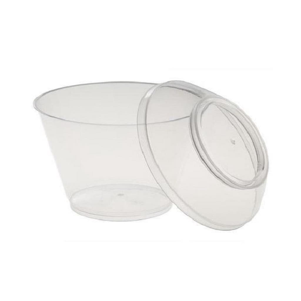 Taça 180ml Redonda Acrilica - Kit com 10 unidades - CRISTAL