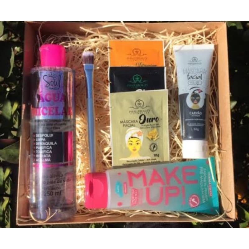 CAIXA BOX COSMÉTICOS SURPRESA GLAMBOX/MARGENTA "LEIA A DESCRIÇÃO"