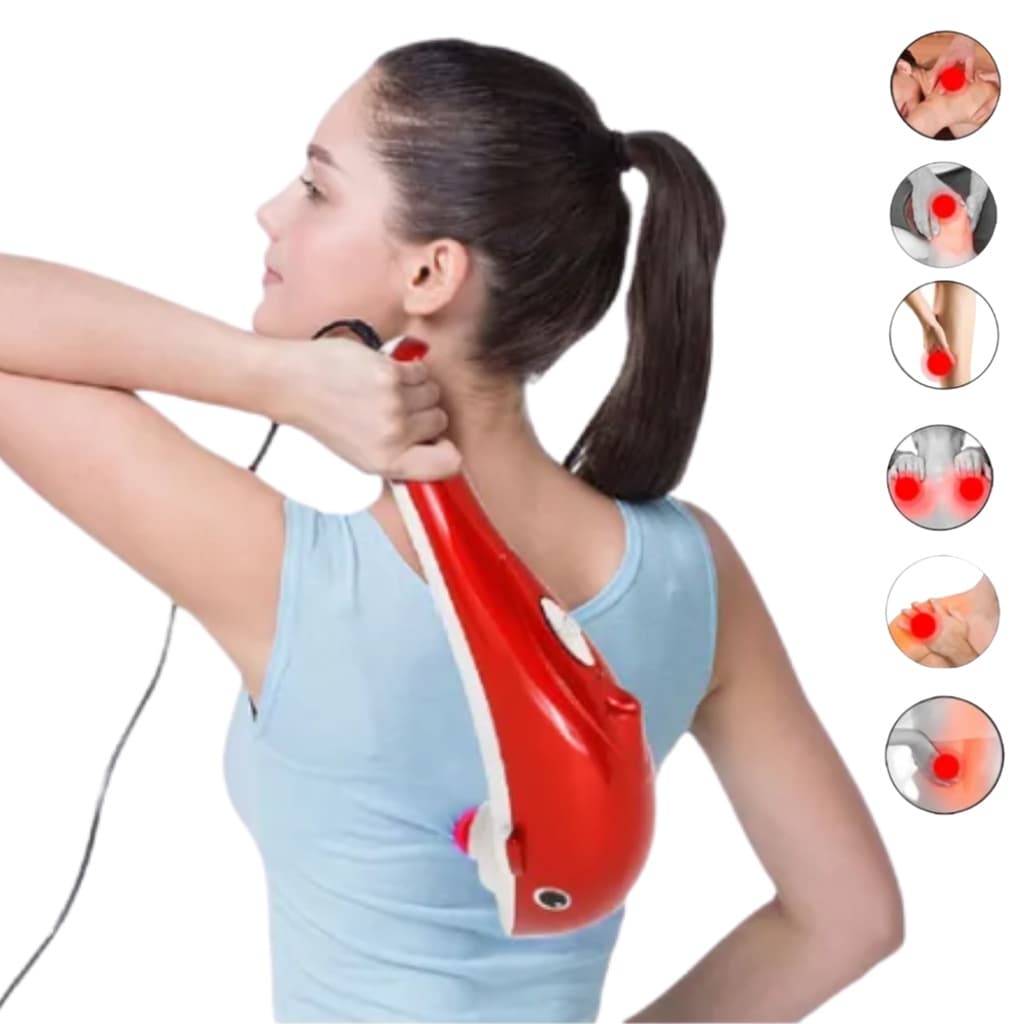Aparelho Massageador Orbital Golfinho Infravermelho Redução 110V O Seu Bem Star Na Palma Da Mão Massagem Corporal