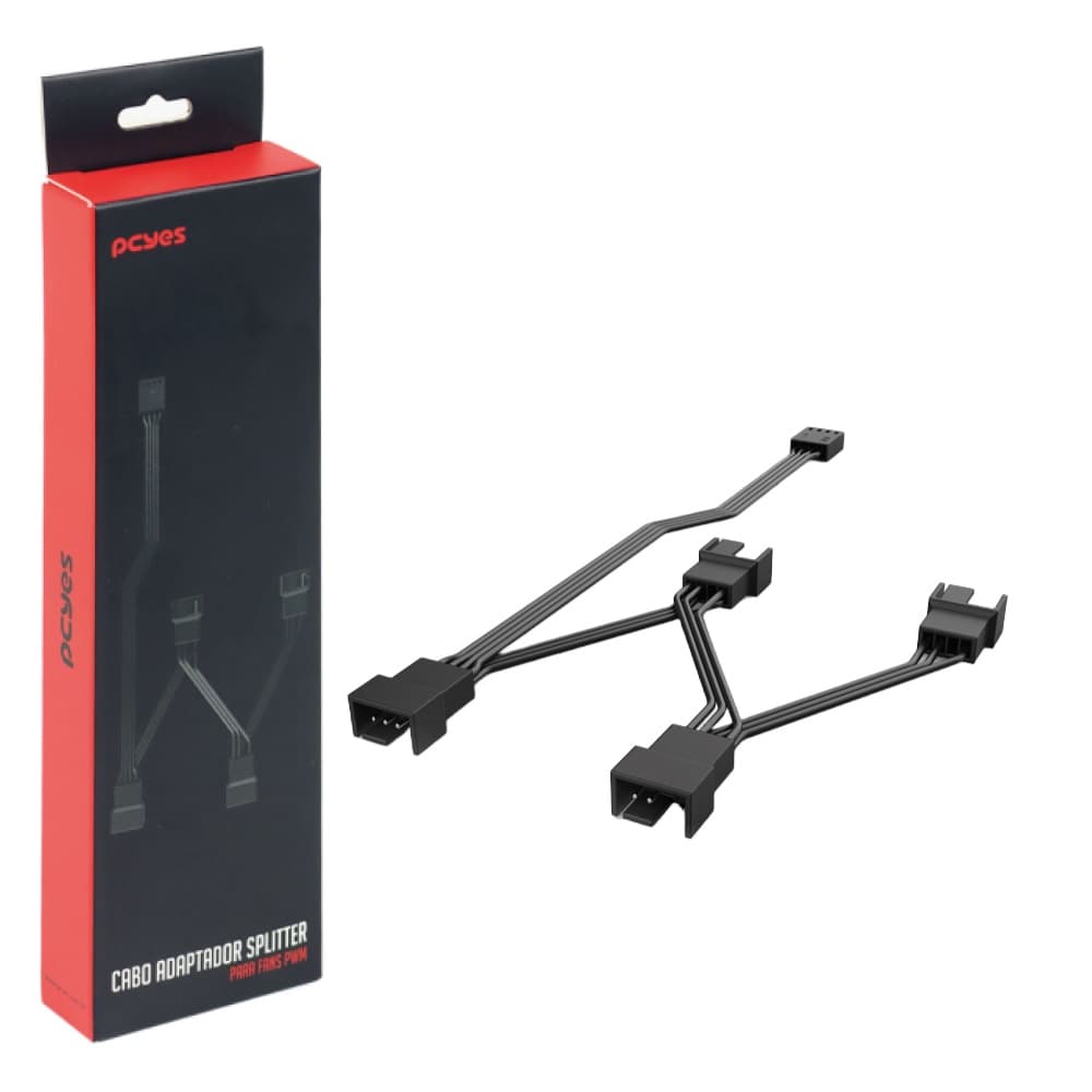 Cabo Splitter Fan Pwm 1 Para 4 Pcyes