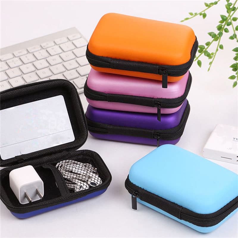 Mini Bolsa Portátil Para Fone De Ouvido De Moedas De Alta Qualidade Caixa De Armazenamento USB Material EVA Transporte De Disco Rígido