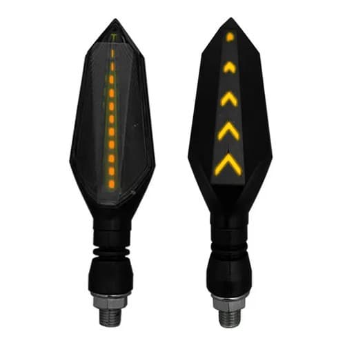 Seta Sequencial De Led Para Moto Modelo Universal