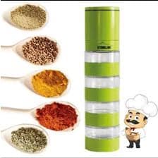 Moedor Torre 4 Porta Temperos Para Condimentos Especiarias