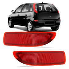 Par Refletor Parachoque Traseiro Corsa Hatch Joy Maxx Rubi