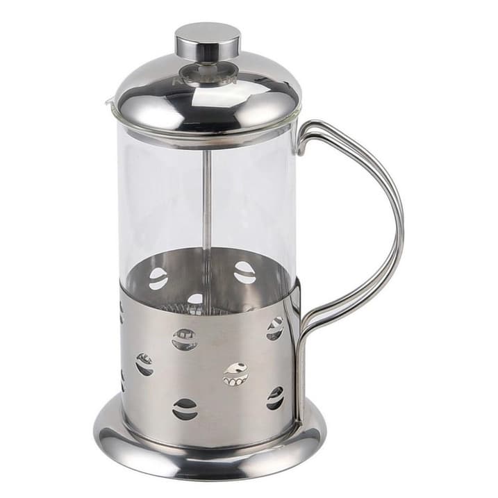 Cafeteira Prensa Francesa Em Vidro E  Aço Inox 600ml