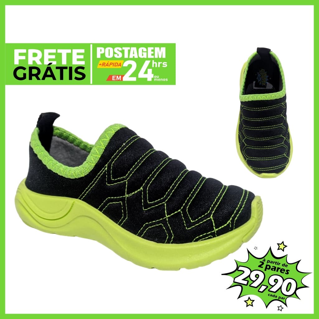 Tênis calce fácil infantil tenis infantil meninoslip on calca facil tenis infantil barato casual sem cadarço