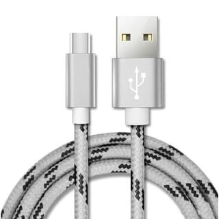 Cabo carregador 1M Micro Usb V8 Celular smartphone Android  C/ Nylon