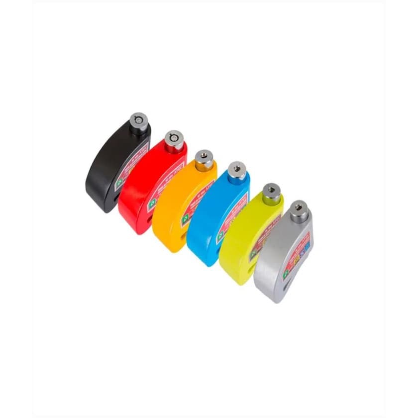 CADEADO TRAVA FREIO DISCO COM ALARME ANTIFURTO MOTO UNIVERSAL