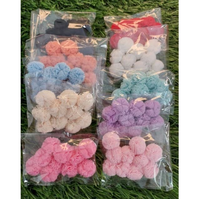 Pompom de Malha 1,5CM, 20 Unidades.