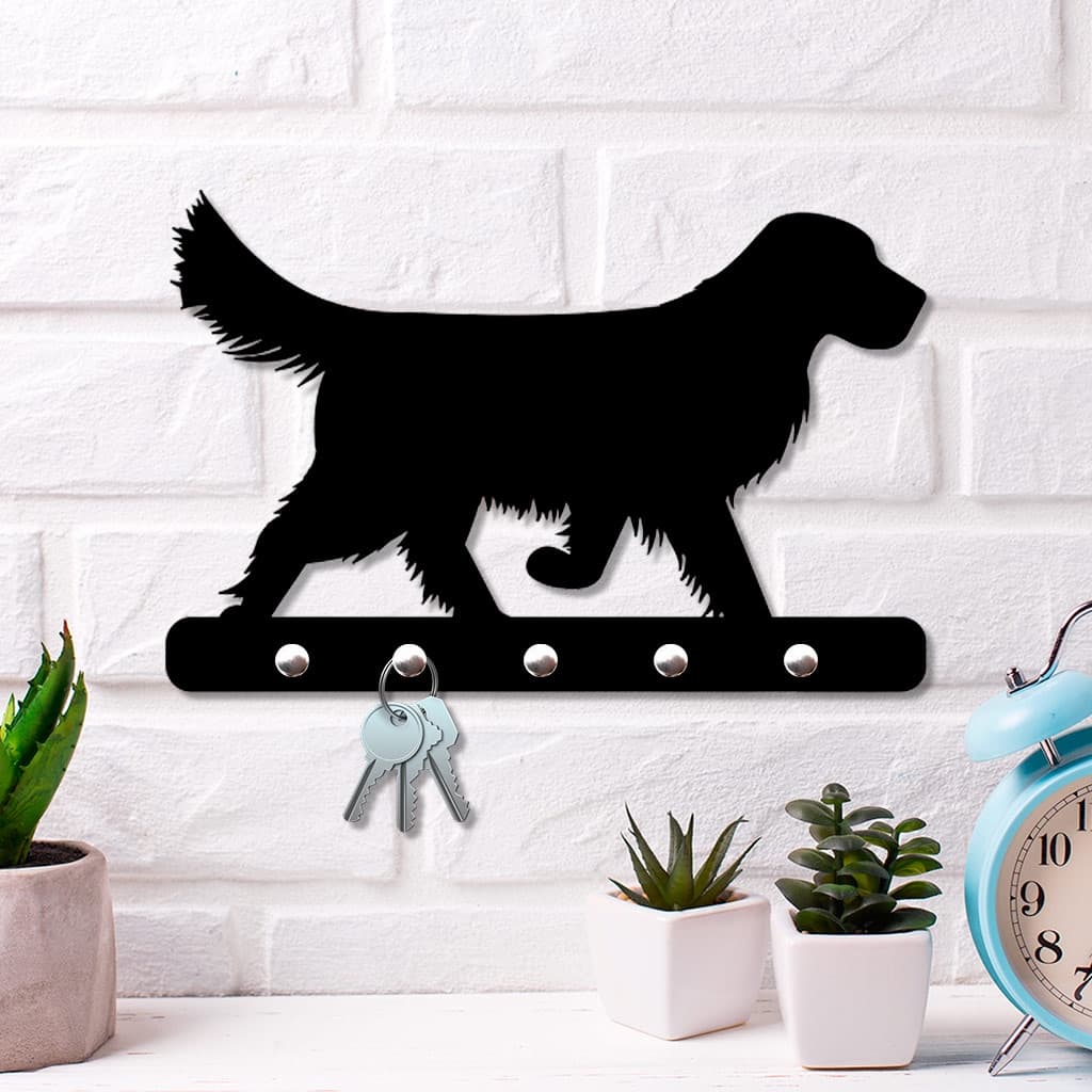 Porta Chaves de Parede Labrador Decorativo em MDF (Espessura 6mm)
