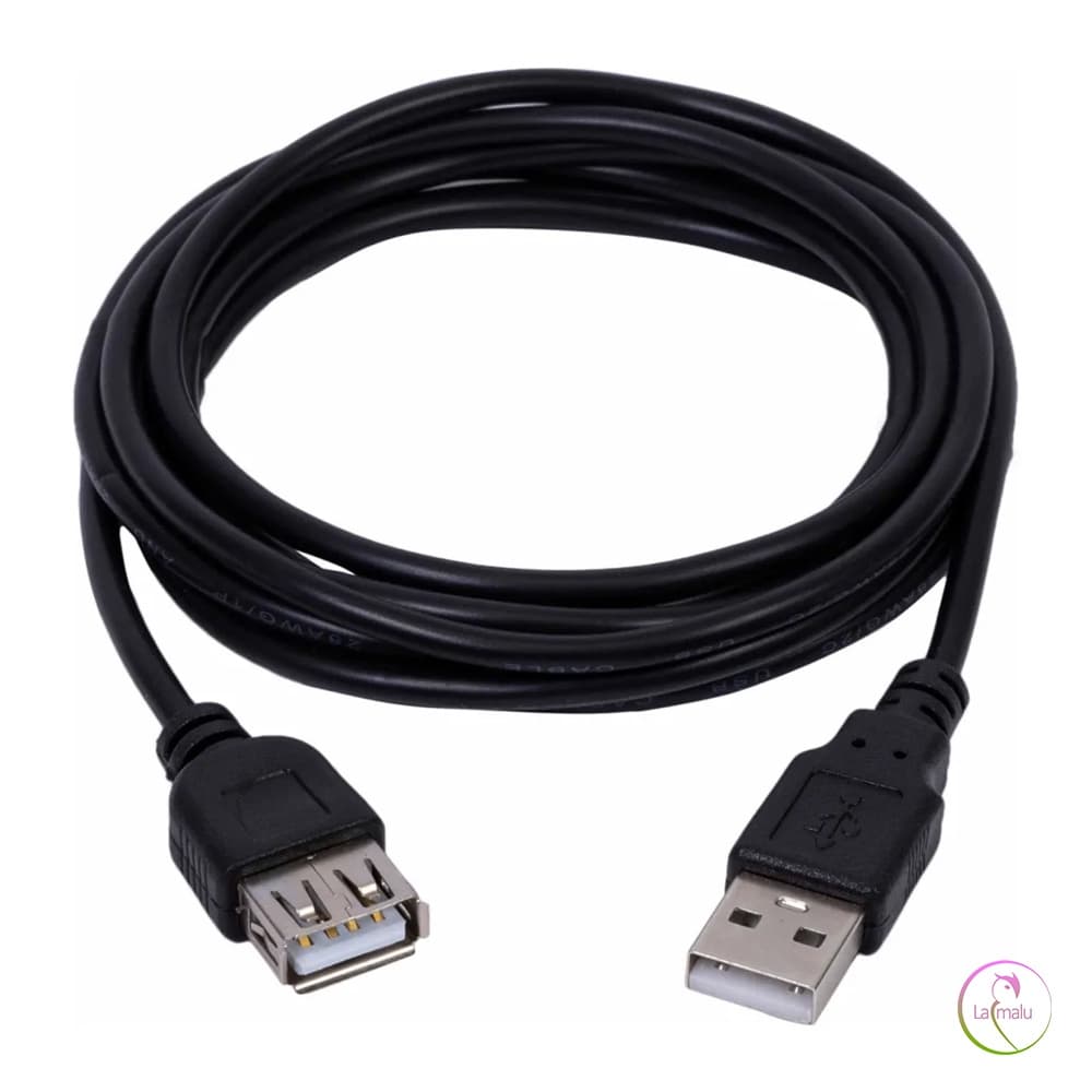 Cabo Extensor USB com Entrada Fêmea e Saída Macho USB - 1.50m, 3m ou 5 metros
