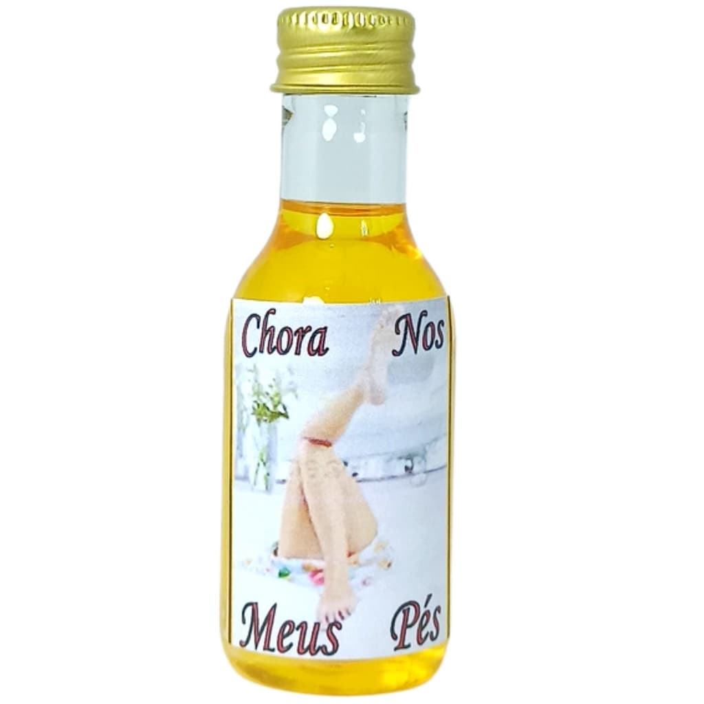 Perfume Chora Nos Meus Pés 50ml Atrair o Amor Desejado Sedução Atração Umbanda Candomble Afrodisíaco