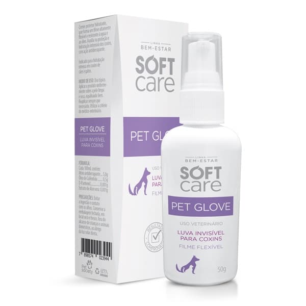 Hidratante e anti derrapante Para Patas Pet Glove Soft Care