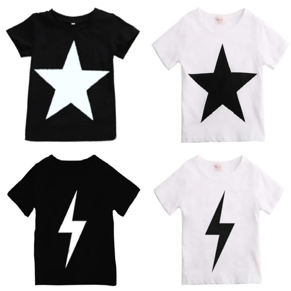 Camiseta Infantil Estilosa Algodão Street Moderno Manga Curta T-shirt Skate Blusa Básica