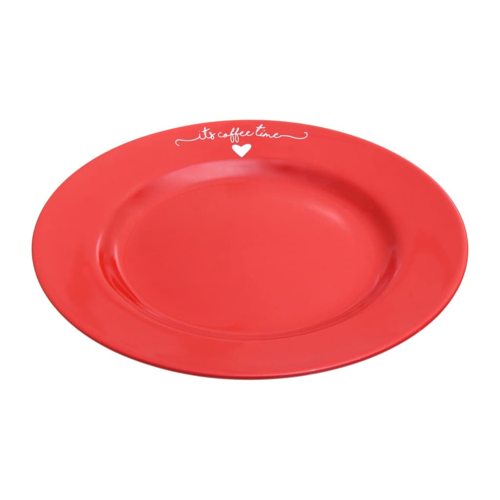 Jogo 06 Pratos Porcelana Sobremesa Lamour