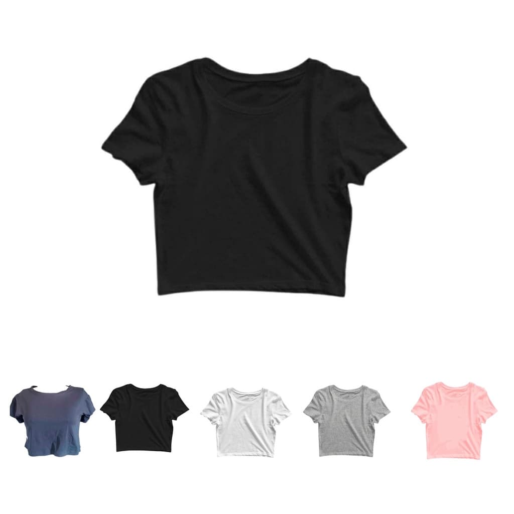 Cropped sem estampa academia Feminina Fitness blusinha Lisa