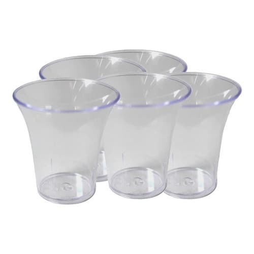 Kit 1000 Unidades Cálice Copinho para Santa Ceia Acrílico Transparente preço de atacado 10 ML