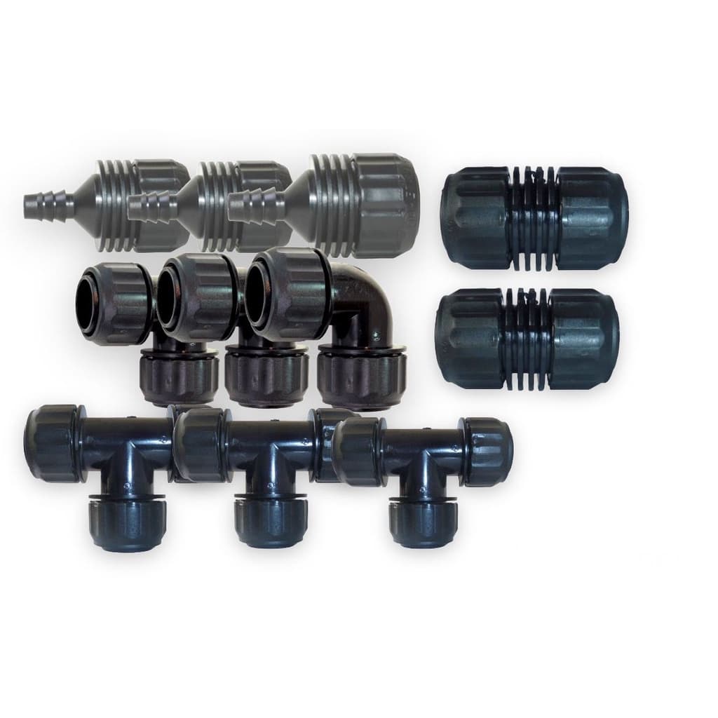 Kit De Conexão Para Mangueira Jardim Santeno 3 Inicial 3 T + 3 Joelho + 2 União