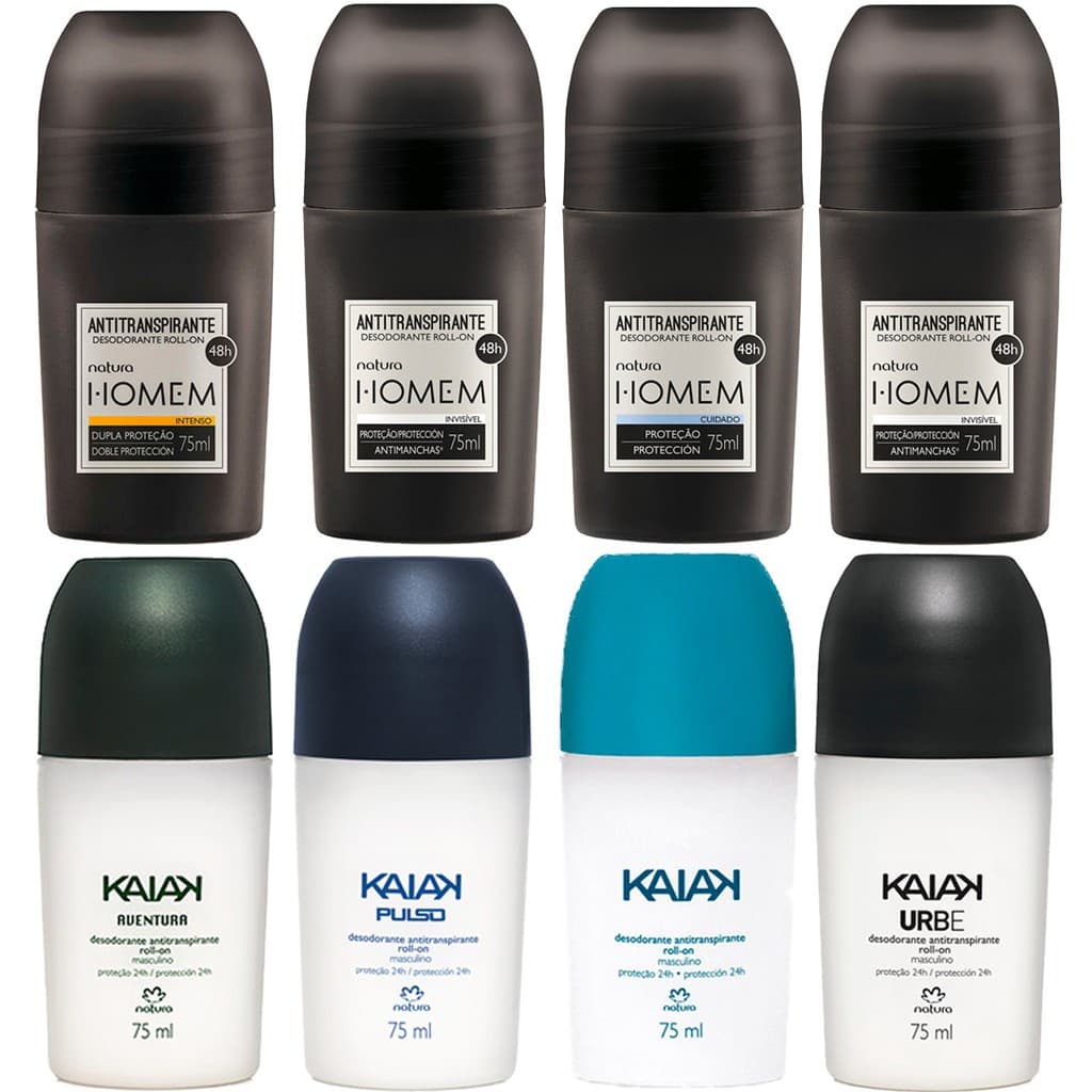 Desodorante Roll-on Masculino 75ml - Natura.