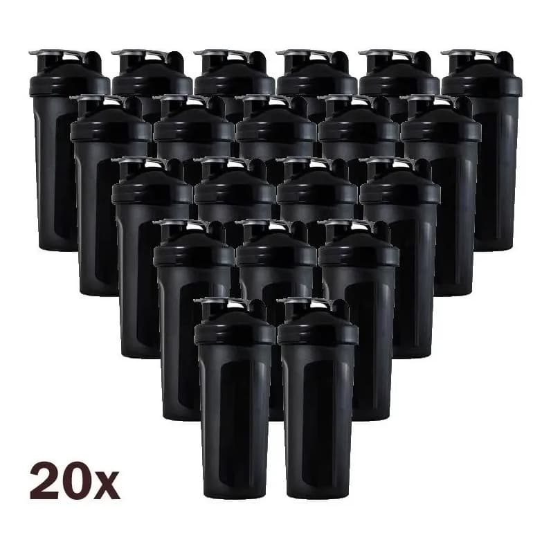 Kit 20x Coqueteleira 600ml - Bodybuilders