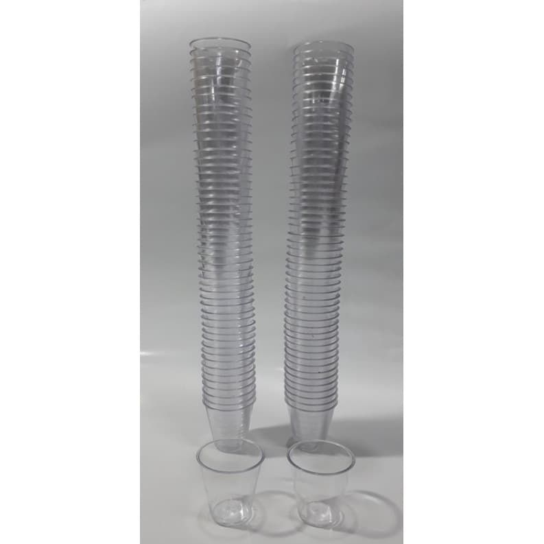 Copinho acrílico santa ceia e para doces brigadeiro 500 unidades 10 ml