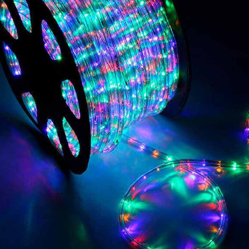 Pisca Pisca Mangueira Tubo Rolo 180 Enfeite Led Luzes Natal Iluminação Decoração Natalina 10m 110V