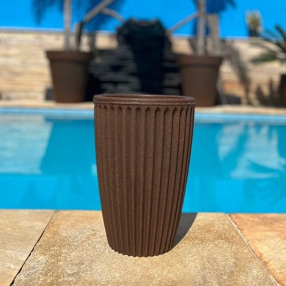Vaso para Planta Coluna Redonda Romana P (35x24)cm