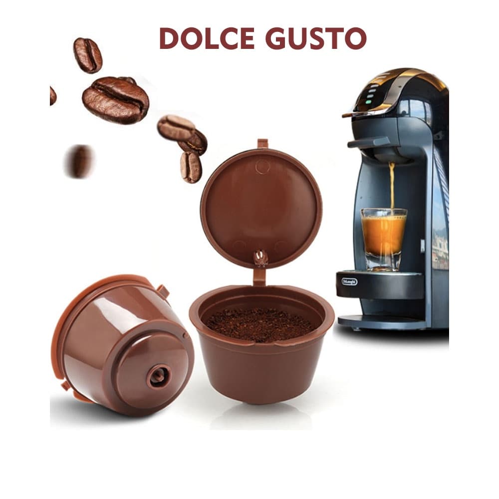 Capsula Reutilizável Dolce Gusto Copo Filtro Da Cápsula Café Nescafe Recarregáveis