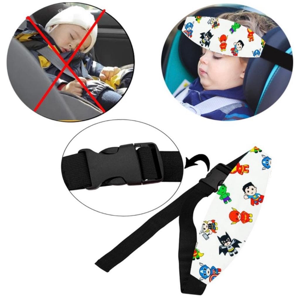 Faixa Apoio Suporte Cabeça Bebe Conforto Cadeirinha Carro - Infantil Lançamento Lorena
