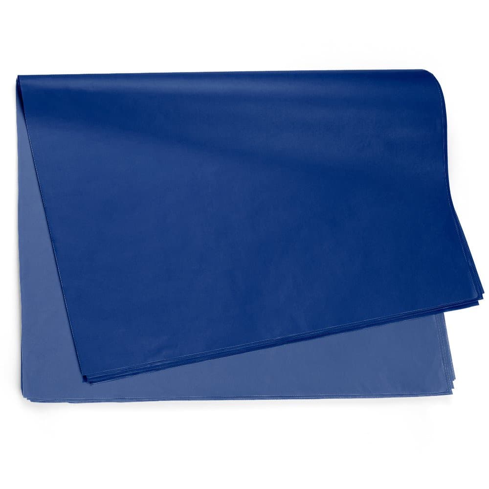 Papel de Seda Liso Azul Marinho 49,0x69,0cm, Floral Atlanta - 10/20/50 folhas.