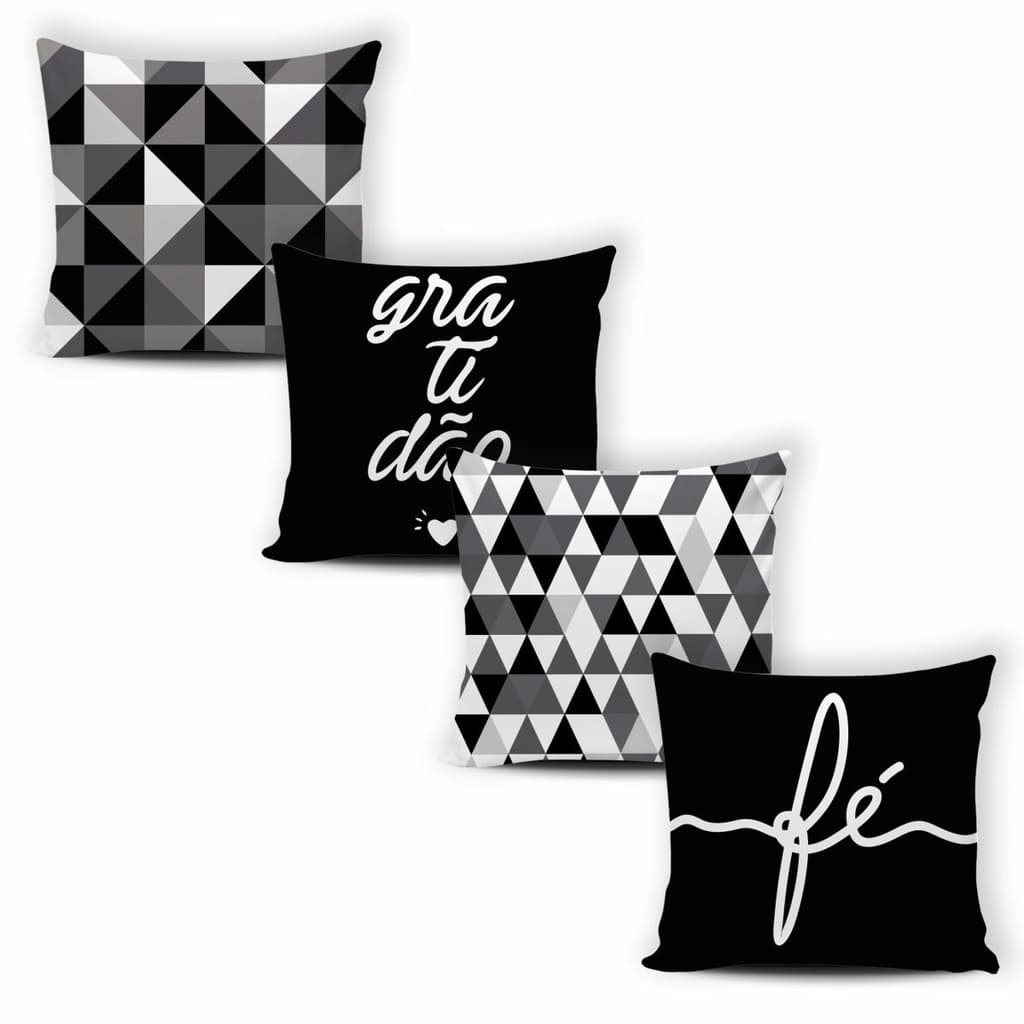 Kit 04 Capas de Almofada Decorativas Modern Pictury - 014