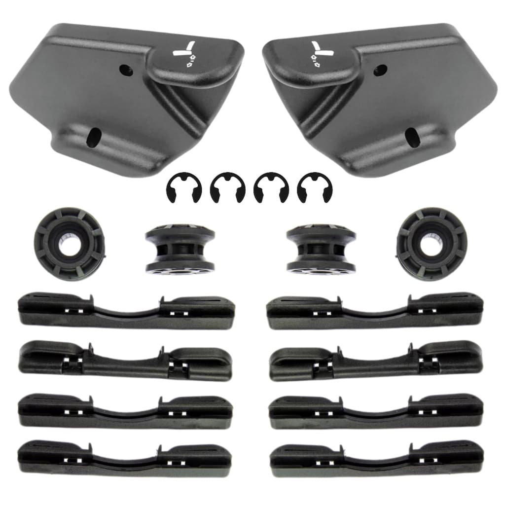 Kit Deslize Alavanca Do Banco Fiat Uno Fiorino Elba 1984 Até 2012
