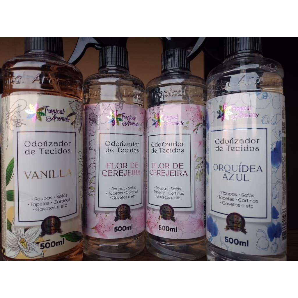 Agua Cheirosa Para Passar Roupa Spray Para Tecidos Agua Perfumada - Flor De Cerejeira - 500ml