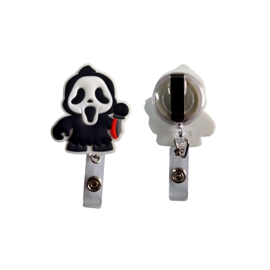 Porta Crachá Retrátil Personalizado Terror - Pânico/ Jigsaw/ Chucky/ Freddy Krueger/ Jason Voorhees/ It a Coisa
