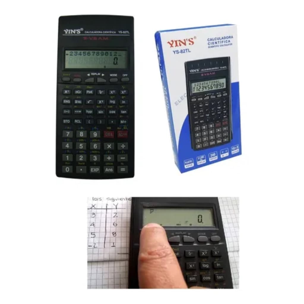 Calculadora Científica 12 Dígitos Com Capa Engenharia 1 unidade REF: YS-82TL