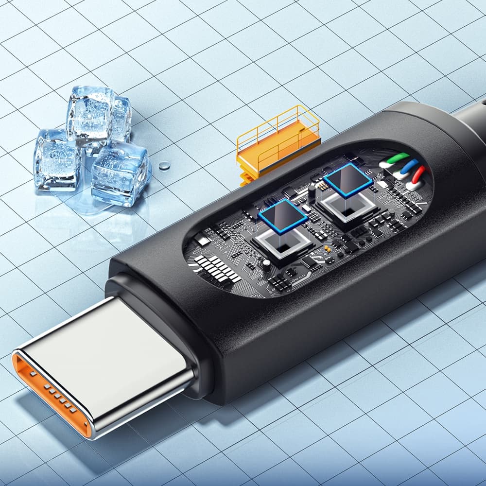Essager 7A Cabo USB De 100W Para Tipo C Display Digital QC PD Carregador Rápido Samsung Realme