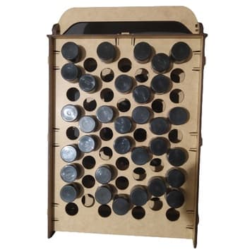 Suporte Organizador Porta Tubetes Tempero para Mesa em Mdf