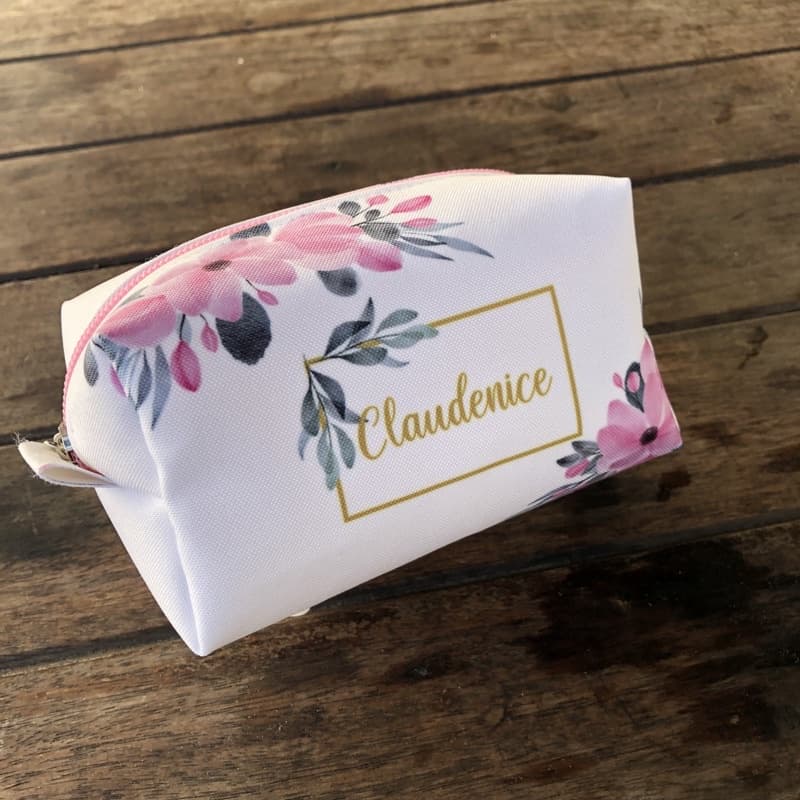 Necessaire Personalizada Box P - Floral 08x07x13