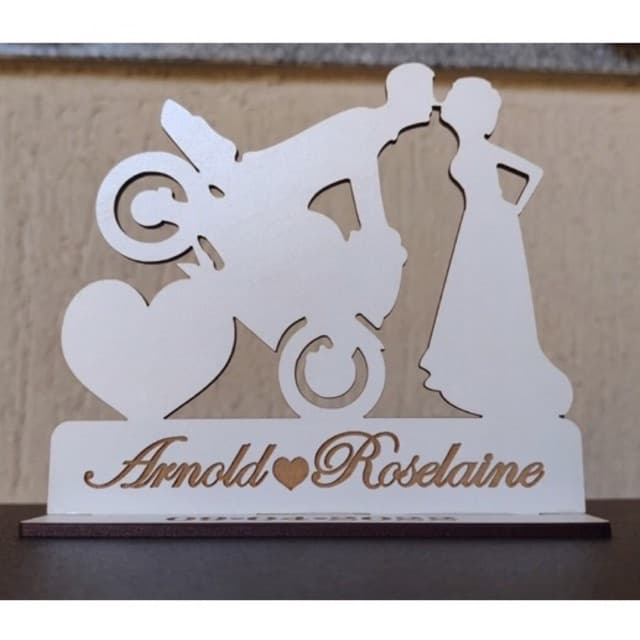 Kit Lembrancinhas Noivos Moto Personalizada Festa Nomes Centro De Mesa Casamento