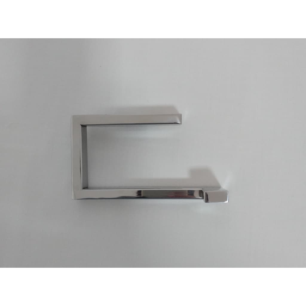 PORTA PAPEL HIGIÊNICO INOX POLIDO CROMADO MODELO SQUARE