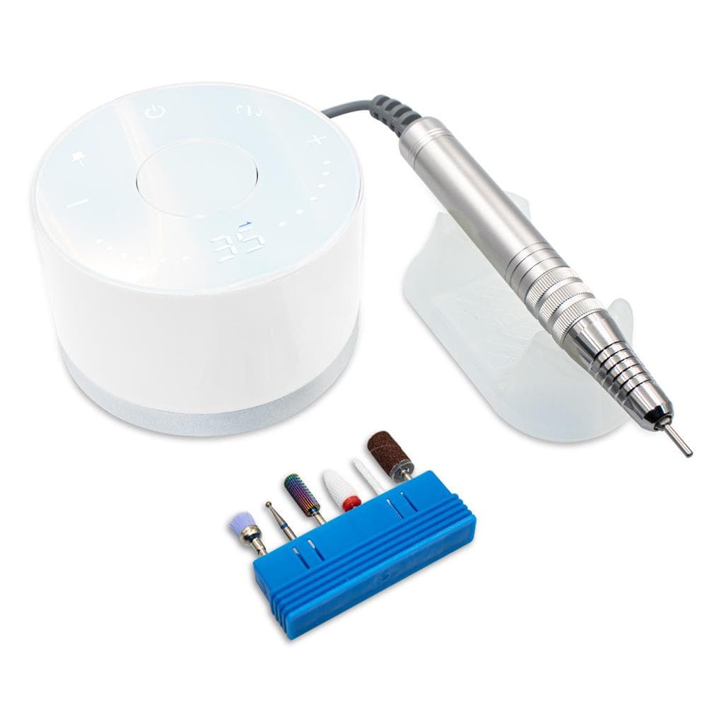 Lixadeira Elétrica Motor Unha Luxo Digital JMD 218 Bivolt Chique Moderna Lixa Unhas Gel Manicure