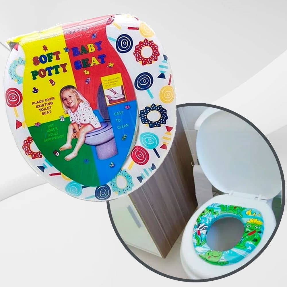 Redutor de assento sanitário Infantil Almofadado Soft Baby - Conforto
