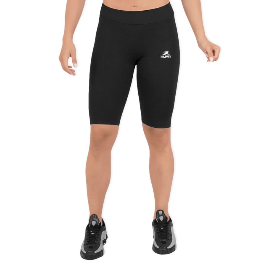 Bermuda Biker Suplex Power Muvin - Proteção UV50 - Feminino
