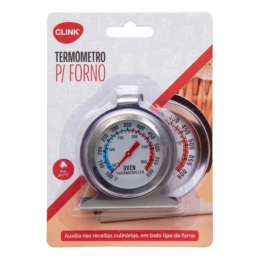 Termômetro Forno Aço Inox Clink